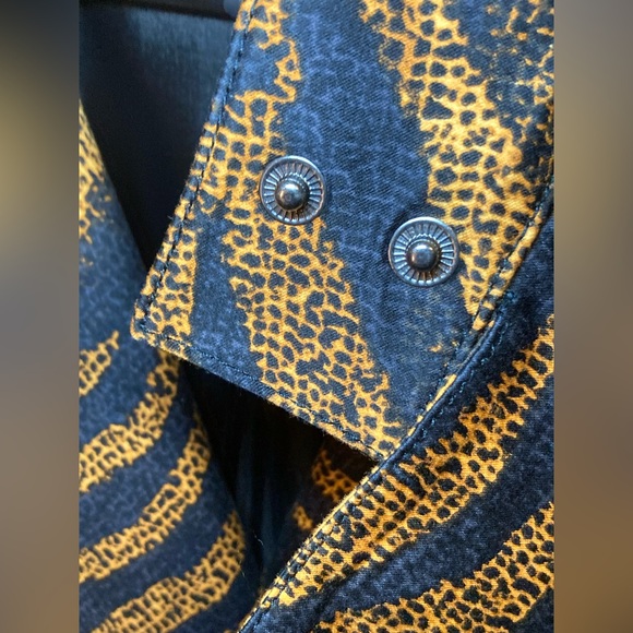 Carlisle zebra print motorcycle jacket Blazer - Picture 5 of 8